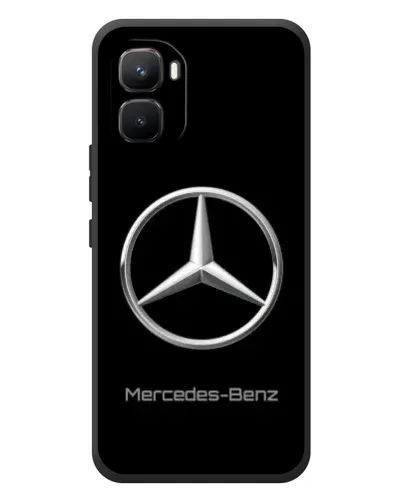 Чехол для Infinix GT 50 Pro с картинкой «Mercedes Silver Logo» Чехол для Infinix GT 50 Pro с картинкой «Mercedes Silver Logo»
