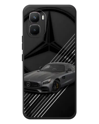 Чехол для Infinix GT 50 Pro с картинкой «Mercedes AMG — графика» Чехол для Infinix GT 50 Pro с картинкой «Mercedes AMG — графика»
