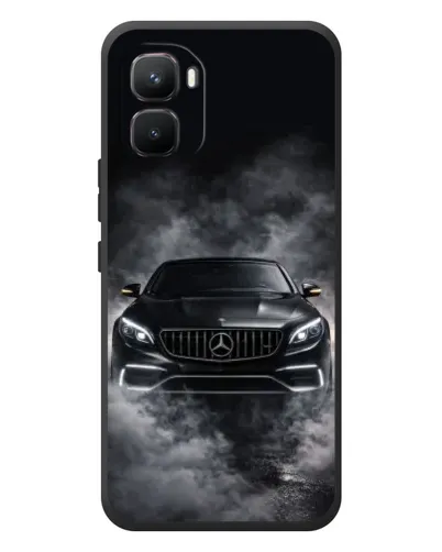 Чехол для Infinix GT 50 Pro с картинкой «Mercedes в дыму» Чехол для Infinix GT 50 Pro с картинкой «Mercedes в дыму»
