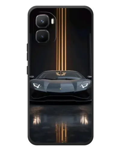 Чехол для Infinix GT 50 Pro с картинкой «Lamborghini золотые линии» Чехол для Infinix GT 50 Pro с картинкой «Lamborghini золотые линии»