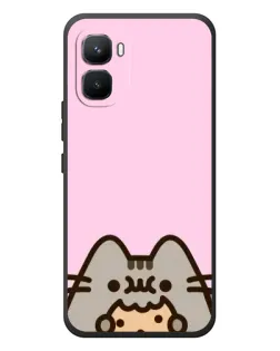 Чехол для Infinix GT 50 Pro с картинкой «Pusheen и печенье» Чехол для Infinix GT 50 Pro с картинкой «Pusheen и печенье»