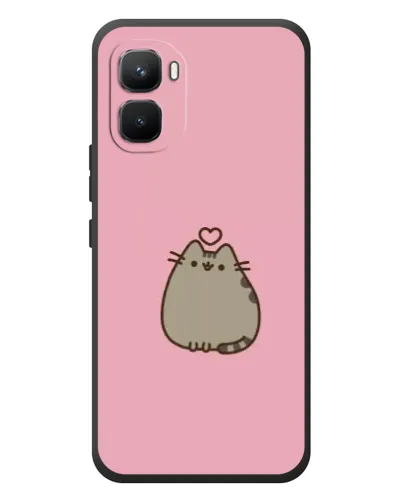 Чехол для Infinix GT 50 Pro с картинкой «Pusheen сердце» Чехол для Infinix GT 50 Pro с картинкой «Pusheen сердце»