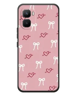 Чехол для Infinix GT 50 Pro с картинкой «Сердца и банты»