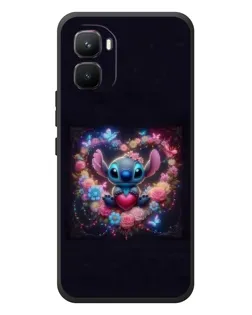 Чехол для Infinix GT 50 Pro с картинкой «Stitch в цветах» Чехол для Infinix GT 50 Pro с картинкой «Stitch в цветах»