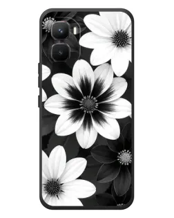 Чехол для Infinix GT 50 Pro с картинкой «Монохромные астры»