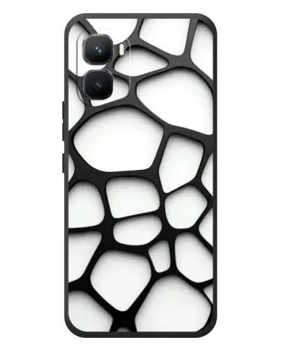 Чехол для Infinix GT 50 Pro с картинкой «Белая объемная сетка» Чехол для Infinix GT 50 Pro с картинкой «Белая объемная сетка»