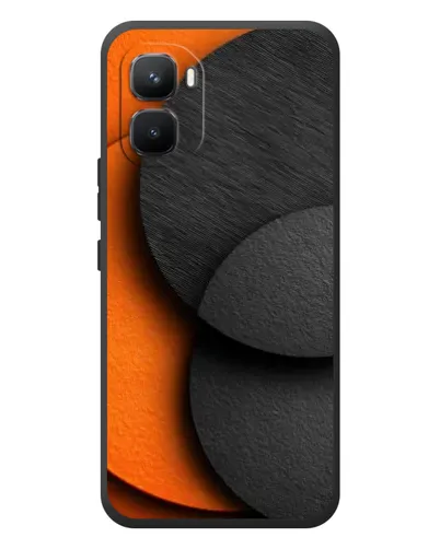 Чехол для Infinix GT 50 Pro с картинкой «Геометрия оранжевых кругов» Чехол для Infinix GT 50 Pro с картинкой «Геометрия оранжевых кругов»