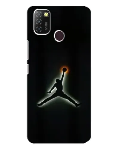 Чехол для Infinix Hot 10 Lite с картинкой «Jordan Gradient Logo»