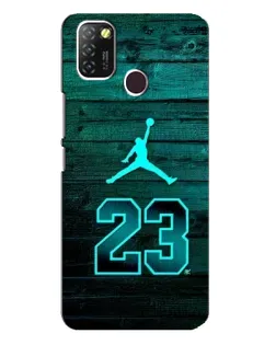 Чохол для Infinix Hot 10 Lite з картинкою «Jordan Cyan 23» Чохол для Infinix Hot 10 Lite з картинкою «Jordan Cyan 23»