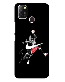 Чохол для Infinix Hot 10 Lite з картинкою «Jordan Jumpman» Чохол для Infinix Hot 10 Lite з картинкою «Jordan Jumpman»