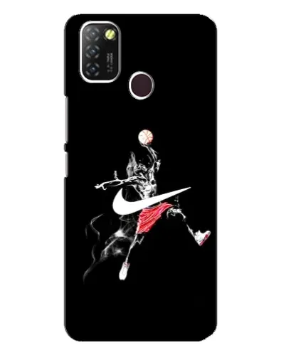 Чехол для Infinix Hot 10 Lite с картинкой «Jordan Jumpman»