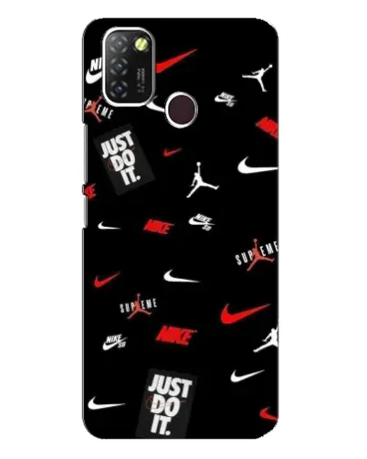 Чехол для Infinix Hot 10 Lite с картинкой «Nike Mix Pattern»