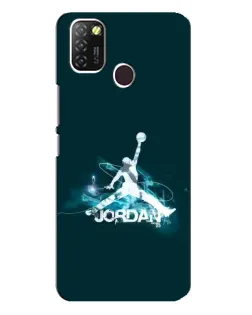 Чохол для Infinix Hot 10 Lite з картинкою «Jordan Blue Fire» Чохол для Infinix Hot 10 Lite з картинкою «Jordan Blue Fire»
