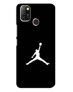 Чохол для Infinix Hot 10 Lite з картинкою «Jordan Silhouette» Чохол для Infinix Hot 10 Lite з картинкою «Jordan Silhouette»