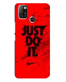 Чохол для Infinix Hot 10 Lite з картинкою «Nike Just Do It» Чохол для Infinix Hot 10 Lite з картинкою «Nike Just Do It»