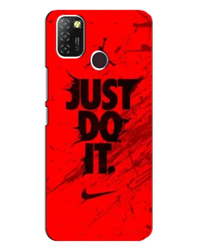 Чехол для Infinix Hot 10 Lite с картинкой «Nike Just Do It»