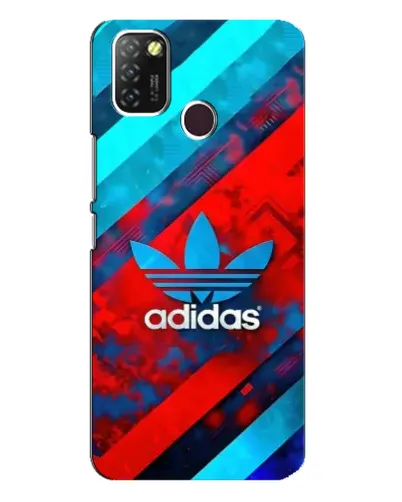 Чехол для Infinix Hot 10 Lite с картинкой «Абстракция Adidas»