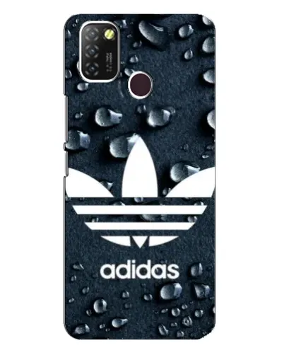 Чехол для Infinix Hot 10 Lite с картинкой «Adidas Trefoil Blue»