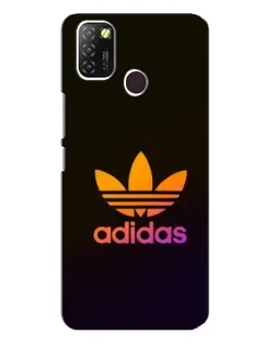 Чехол для Infinix Hot 10 Lite с картинкой «Градиент Adidas»
