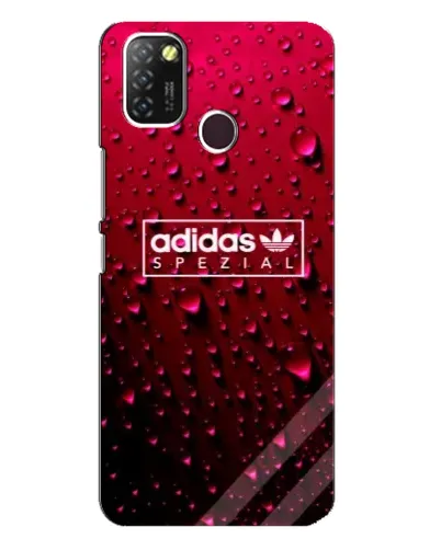 Чехол для Infinix Hot 10 Lite с картинкой «Adidas Gold Marble»