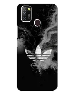 Чехол для Infinix Hot 10 Lite с картинкой «Абстрактный дым Adidas»