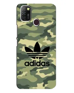 Чехол для Infinix Hot 10 Lite с картинкой «Милитари стиль Adidas»