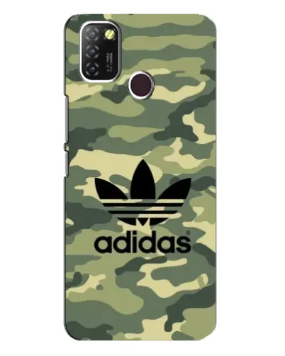 Чехол для Infinix Hot 10 Lite с картинкой «Милитари стиль Adidas»