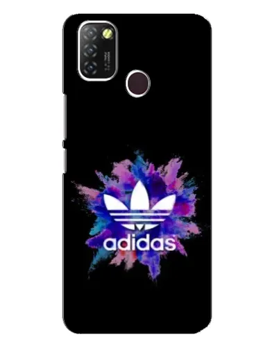 Чехол для Infinix Hot 10 Lite с картинкой «Взрыв красок Adidas»