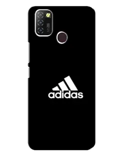 Чехол для Infinix Hot 10 Lite с картинкой «Черная классика Adidas»