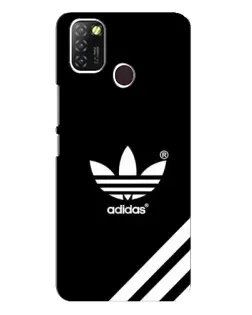 Чехол для Infinix Hot 10 Lite с картинкой «Adidas с диагональными полосами»