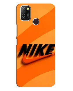 Чехол для Infinix Hot 10 Lite с картинкой «Оранжевый драйв Nike» Чехол для Infinix Hot 10 Lite с картинкой «Оранжевый драйв Nike»