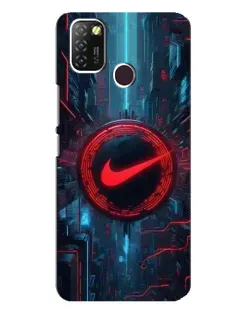 Чехол для Infinix Hot 10 Lite с картинкой «Техногенный стиль Nike» Чехол для Infinix Hot 10 Lite с картинкой «Техногенный стиль Nike»