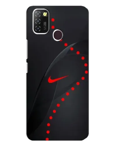 Чехол для Infinix Hot 10 Lite с картинкой «Абстрактный дизайн Nike»