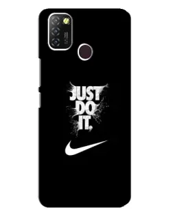 Чехол для Infinix Hot 10 Lite с картинкой «Текстовый принт Nike» Чехол для Infinix Hot 10 Lite с картинкой «Текстовый принт Nike»