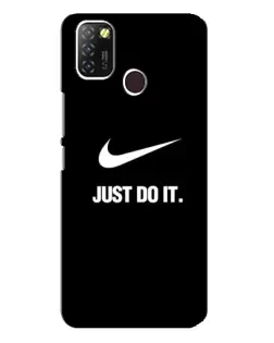 Чехол для Infinix Hot 10 Lite с картинкой «Классический принт Nike» Чехол для Infinix Hot 10 Lite с картинкой «Классический принт Nike»