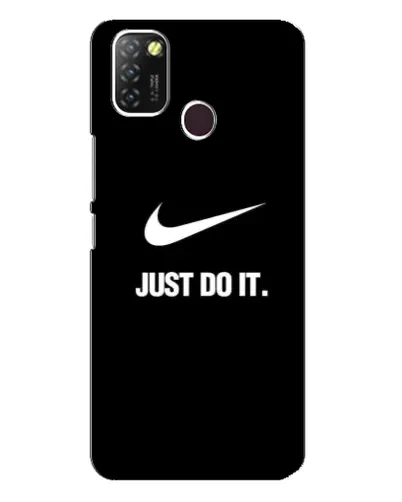 Чехол для Infinix Hot 10 Lite с картинкой «Классический принт Nike»