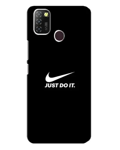Чехол для Infinix Hot 10 Lite с картинкой «Минимализм от Nike»