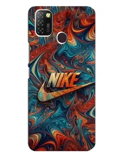 Чехол для Infinix Hot 10 Lite с картинкой «Nike в абстракции» Чехол для Infinix Hot 10 Lite с картинкой «Nike в абстракции»
