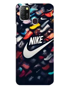 Чехол для Infinix Hot 10 Lite с картинкой «Коллекция кроссовок Nike» Чехол для Infinix Hot 10 Lite с картинкой «Коллекция кроссовок Nike»