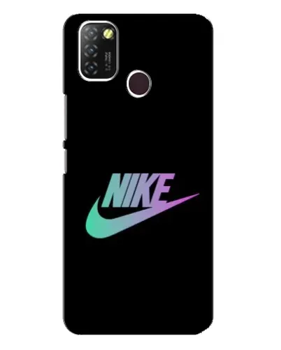 Чехол для Infinix Hot 10 Lite с картинкой «Nike — городская ночь»