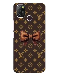 Чехол для Infinix Hot 10 Lite с картинкой «LV с бантом»