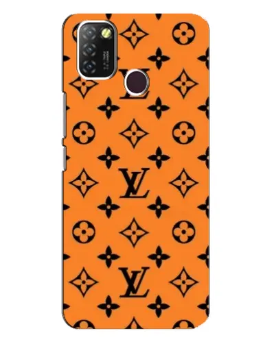 Чехол для Infinix Hot 10 Lite с картинкой «Оранжевый стиль LV»