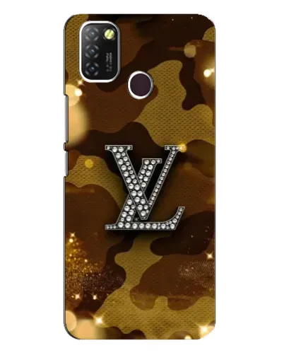 Чехол для Infinix Hot 10 Lite с картинкой «Камуфляжный Louis Vuitton»