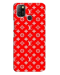 Чехол для Infinix Hot 10 Lite с картинкой «Яркий паттерн LV»