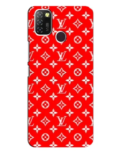 Чехол для Infinix Hot 10 Lite с картинкой «Яркий паттерн LV»