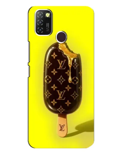 Чехол для Infinix Hot 10 Lite с картинкой «Мороженое от LV»