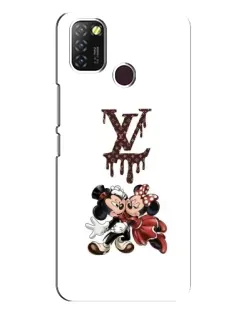 Чехол для Infinix Hot 10 Lite с картинкой «LV и Микки Маус»