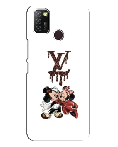 Чехол для Infinix Hot 10 Lite с картинкой «LV и Микки Маус»