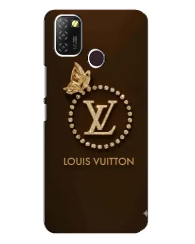 Чехол для Infinix Hot 10 Lite с картинкой «LV — золотая печать»