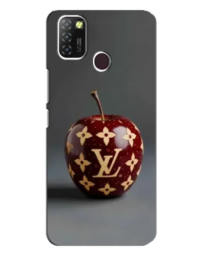 Чехол для Infinix Hot 10 Lite с картинкой «Красное яблоко LV»